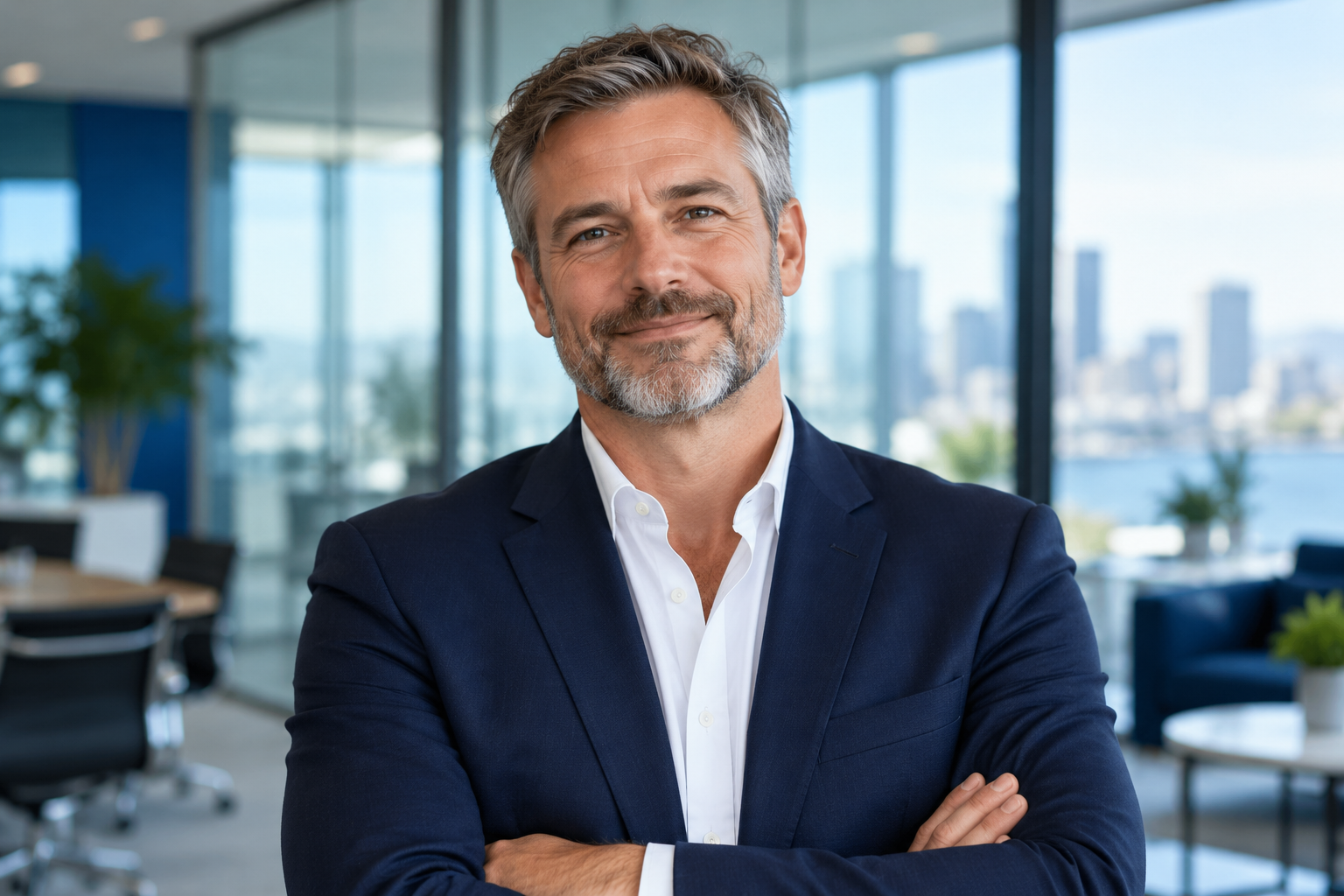 Dave, Chief AI Transformation Officer at the fictional Synergon Technologies.